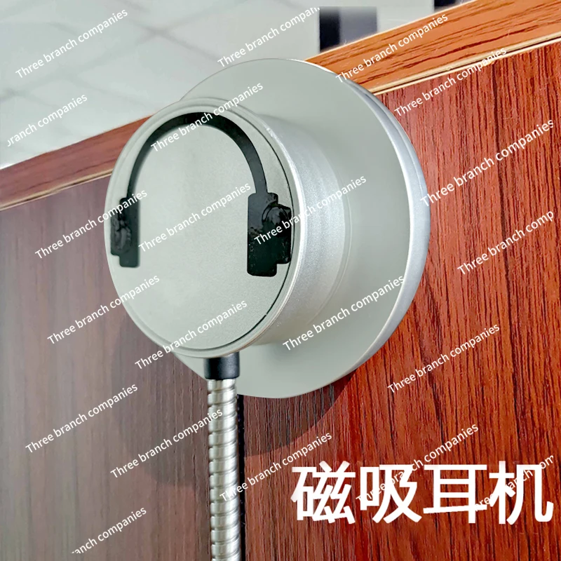 

Wall-mounted automatic explainer, magnetic attraction, special earphones and earphones for exhibition halls