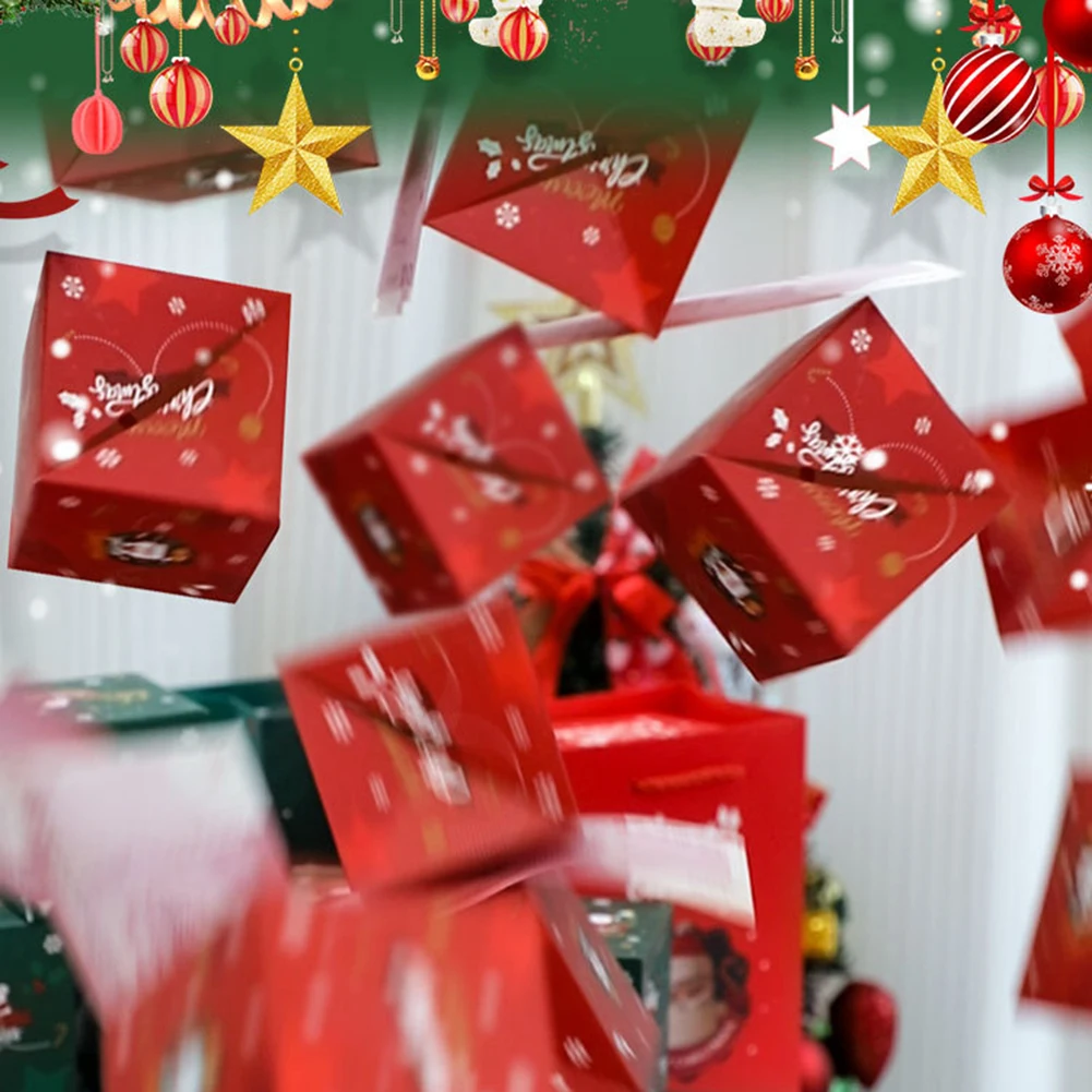 Creative Christmas Gift Box DIY Folding Paper Box Birthday Wedding Surprise Money Bounce Box Explosions Red Envelope Gift Boxes