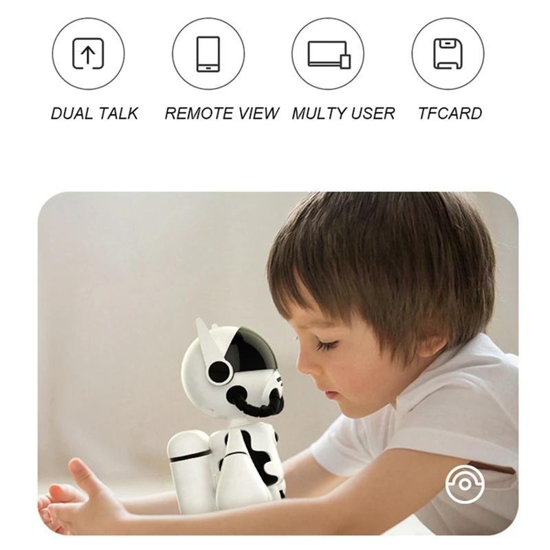 Retail 1080P Astronaut Robot Home Safety Webcam IP Wifi Wireless Baby Security Camera With Night Vision Noise Reduction