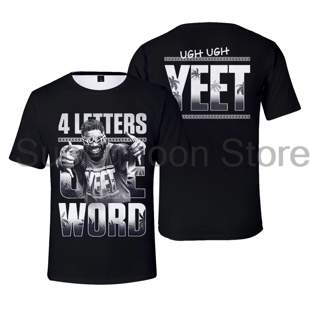 Jey Uso cuatro letras una palabra camiseta cuello redondo manga corta deporte gimnasio camiseta mujeres hombres ropa de calle al aire libre Tops
