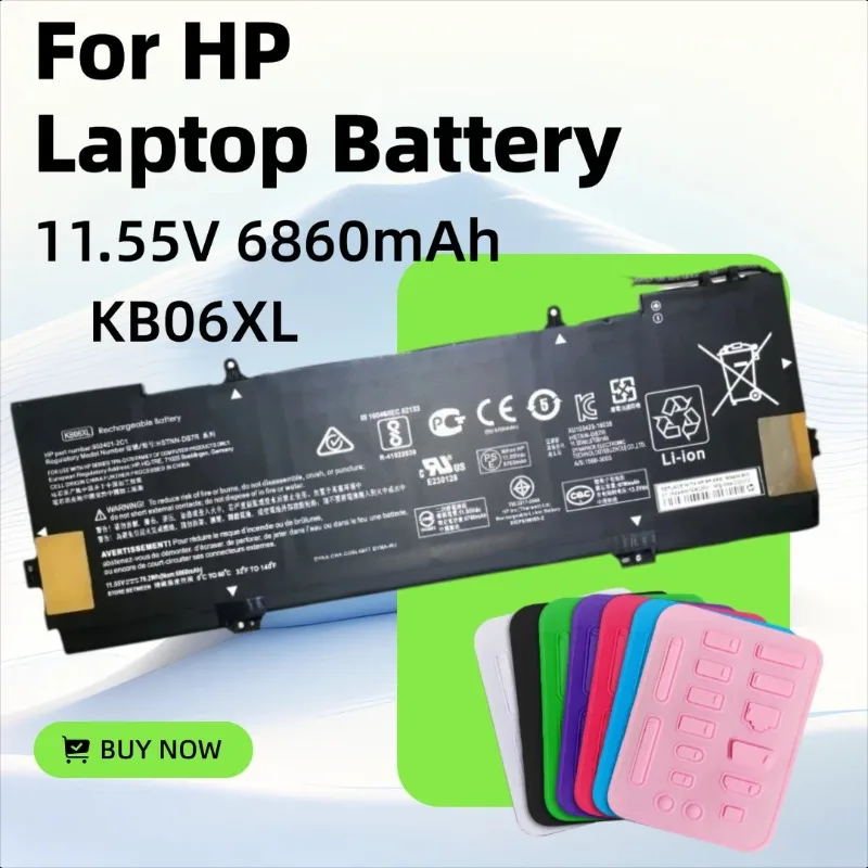 

11.55V 6860mAh KB06XL TPN-Q179 HSTNN-DB7R for HP Spectre X360 15-bl051sa 15-bl030ng 15-bl000 Laptop Battery