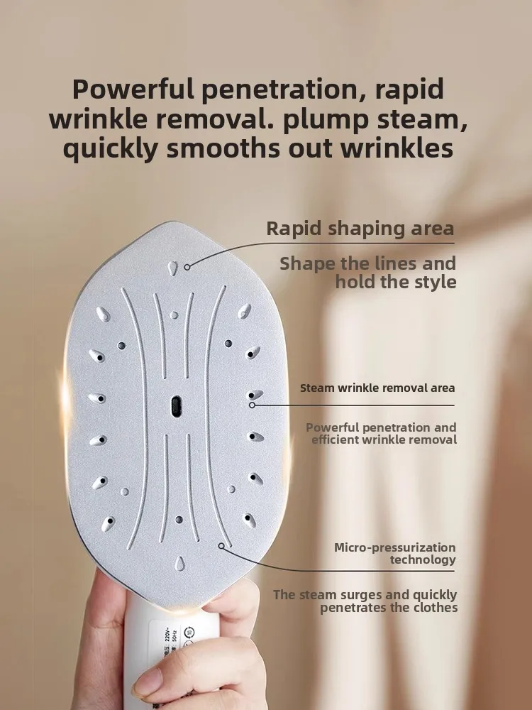 New Foldable Handheld Garment Steamer, Mini Portable Steam Iron, Household Clothes Wrinkle Remover for Home Travel