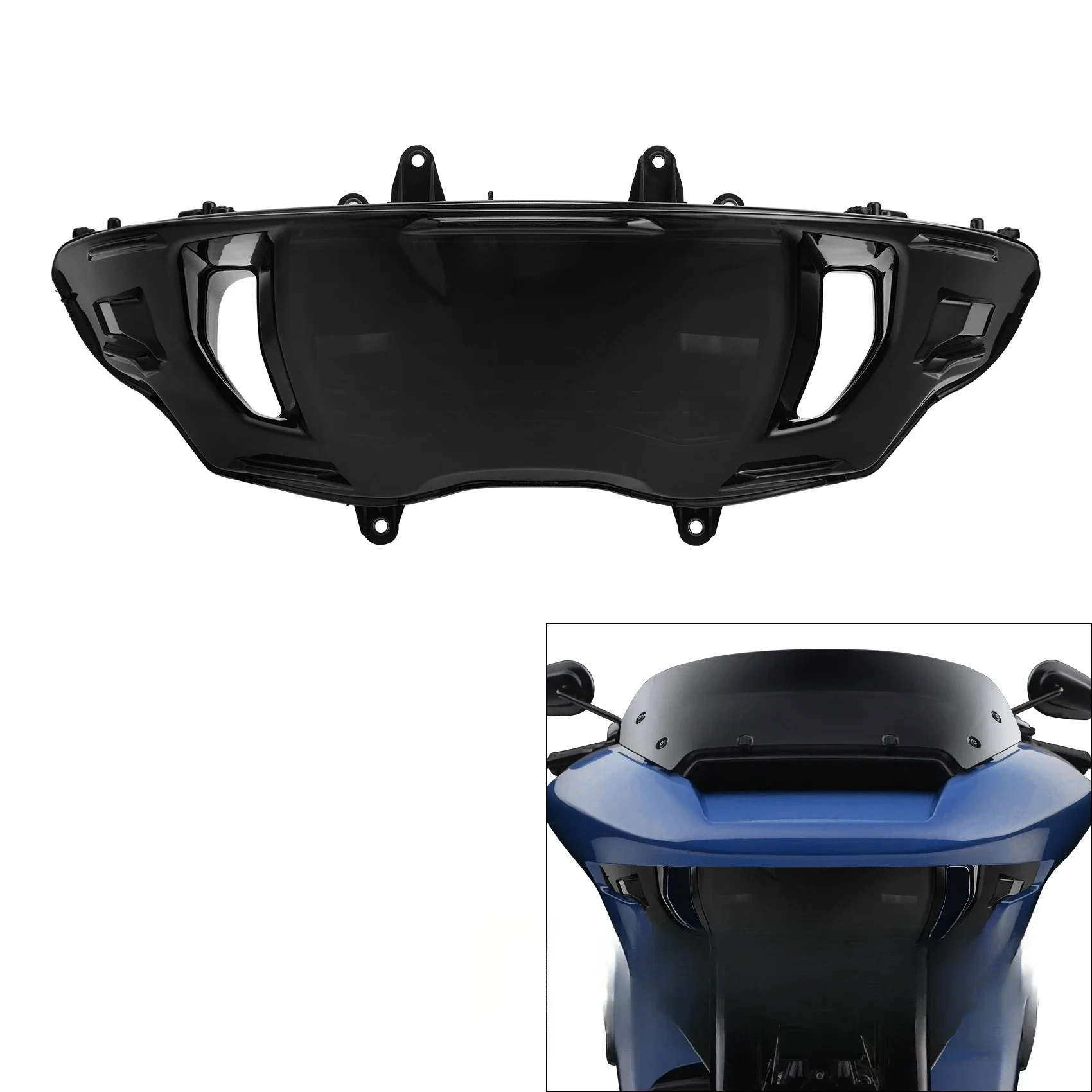 مناسبة للمصابيح الأمامية LED Harley Road Glide CVO121 2024-2025