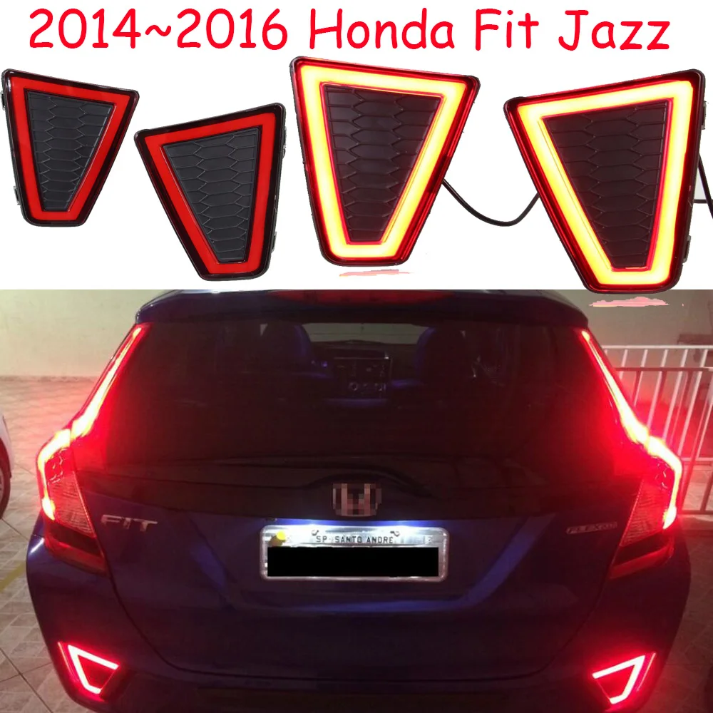 

Car bupmer taillight for Honda Fit Jazz rear light brake 2014~2016y LED car accessories taillamp for Honda Jazz Fit rear light