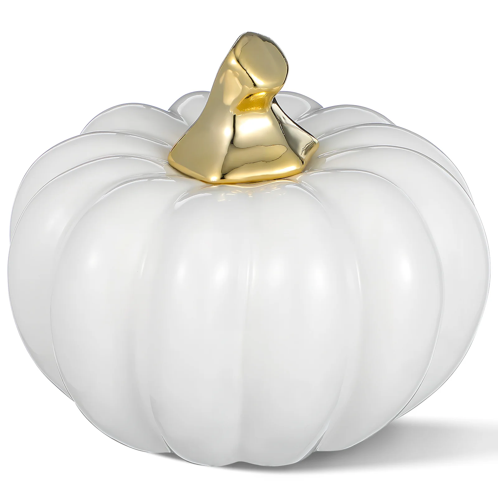 

Ceramic Pumpkin Table Decoration Sturdy Halloween Desktop Ornament Simulation Pumpkin Accent Fall Home Supplies