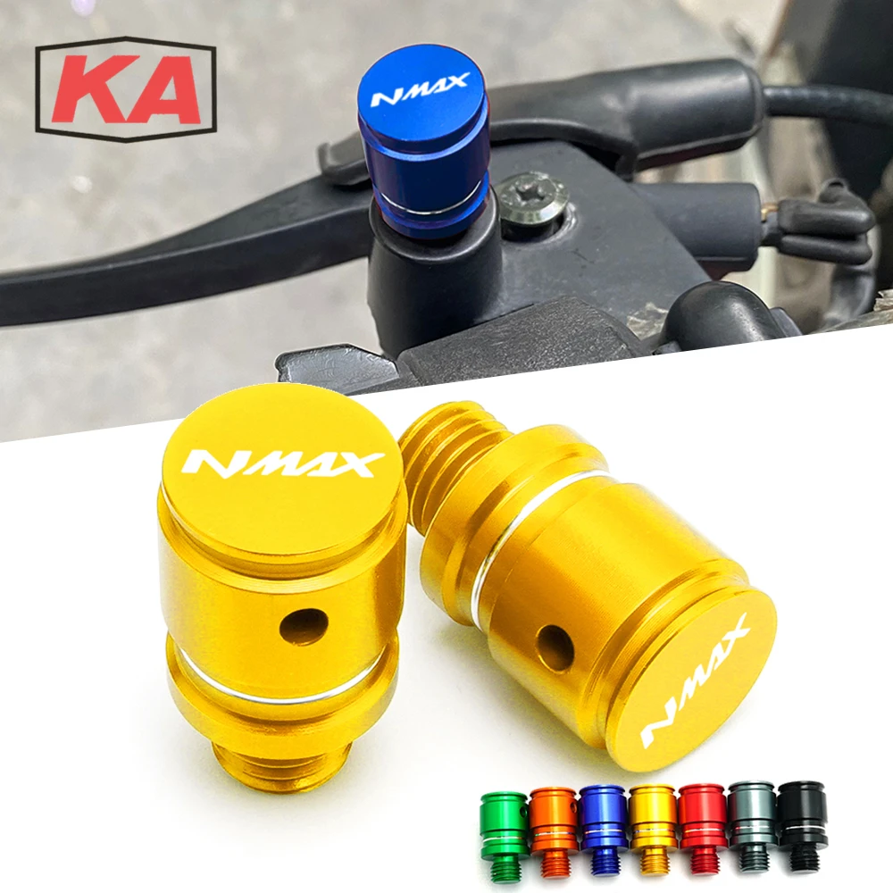 Für Yamaha Nmax 125 150 Nmax125 Nmax150 2015-2019 M10 * 1,25 CNC Motorrad Spiegel Loch Stanzen Stecker Schrauben kappe Bolzen Abdeckung Teil