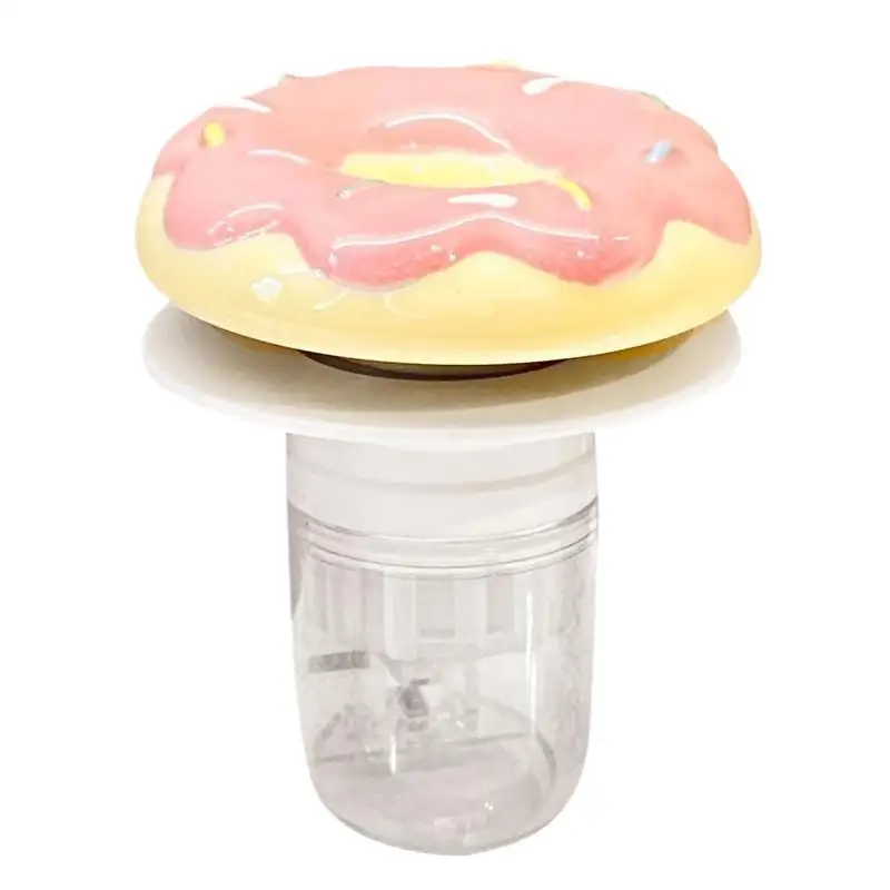 Niedlicher Keramik-Donut-Waschbeckenstopfen, geruchsresistenter Abflussabdeckung, perfekt für Badezimmer- und Küchenspülbecken. – Detail 8