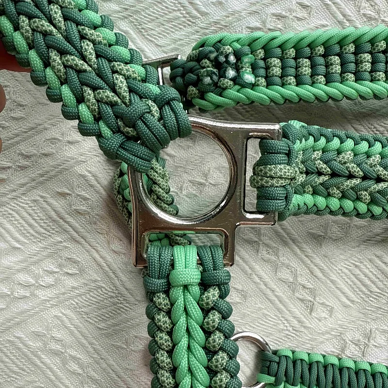 2025 بالجملة رسن حصان شخصي ناعم ولكن قوي حبل نايلون تصميم شعار مخصص خيار معدات الحصان