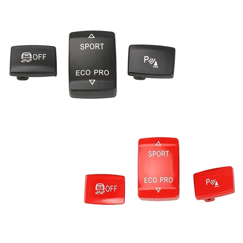 3Pcs Car Console Sport ECO Pro Switch Button ESP Antislip Radarsensor For BMW F20 F21 F22 F23 F30 F34 F35 F32 F33