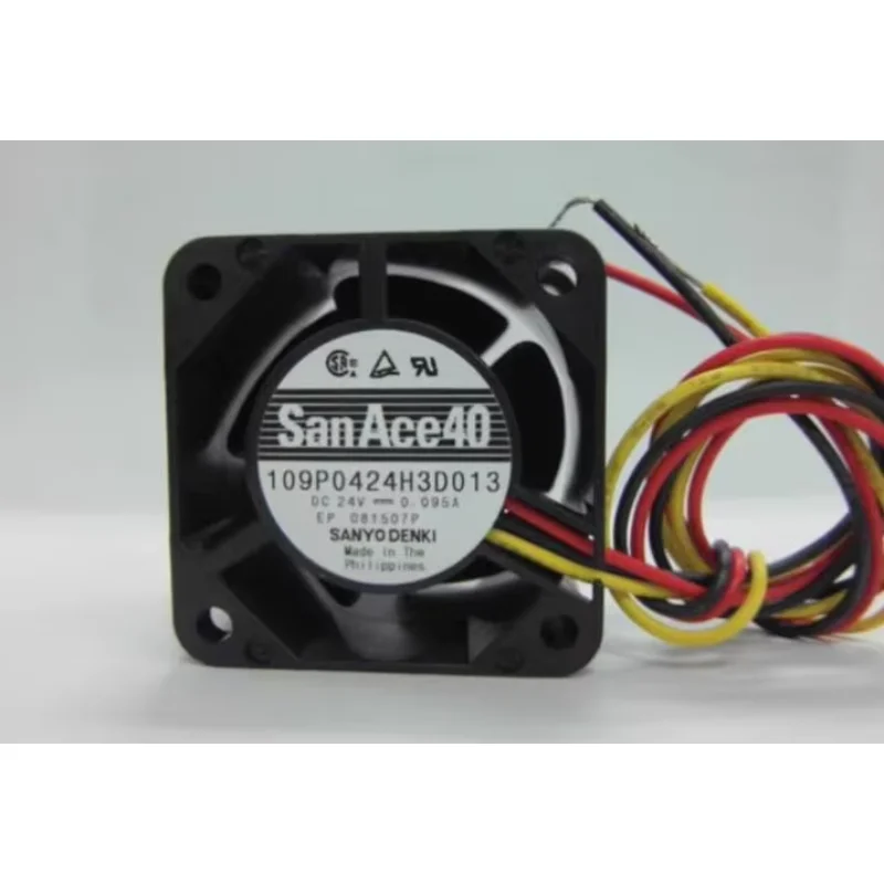 

Ltsf For SANYO DENKI 109P0424H3D013 DC 24V 0.095A 40x40x28mm 3-Wire Server Cooling Fan 4cm