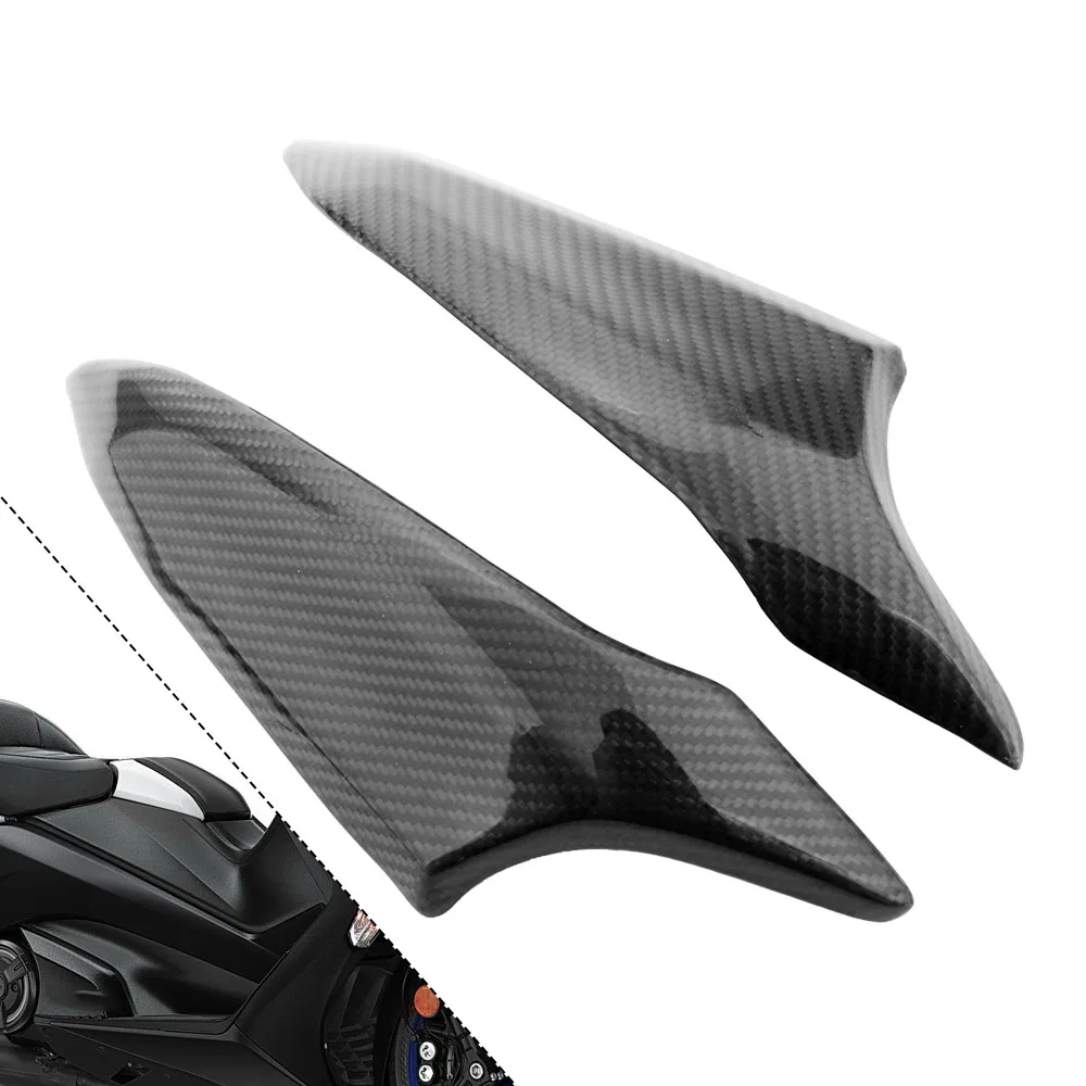 For Yamaha TMAX 530 560 2017-2021 Motorcycle 1 Pair Real Carbon Fiber Front Tank Side Panel Covesr Fairing