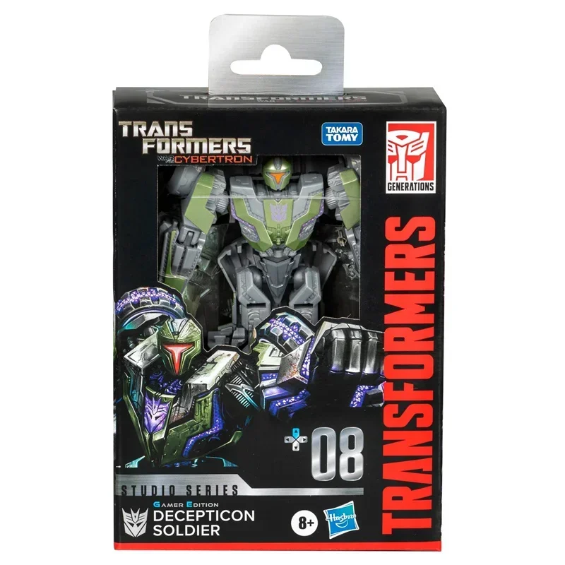 new  Hasbro Transformers Studio Series Deluxe Transformers: War for Cybertron 08 Decepticon Soldier 4.5in Action Figure Model