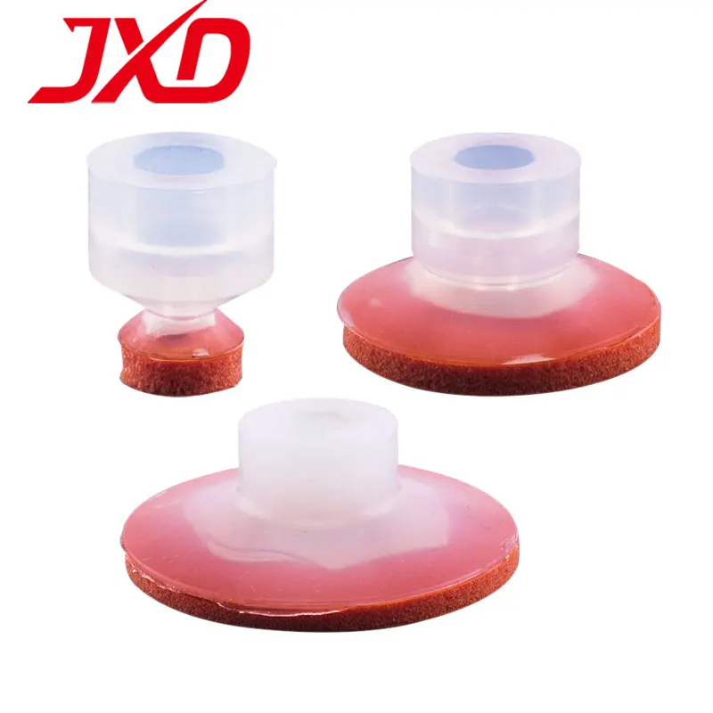 JXD SP-08/10/12/15/20/25/30/40/50 SP-S08/10/12/15/20/25/30 Single Layer Round Flat Traceless Sponge Vacuum Suction Cup