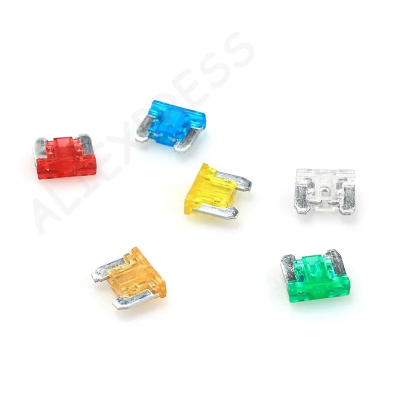 New 24pcs Auto Car Truck Motorcycle Fuses 5A 10A 15A 20A   Mixed Sizes Low Profile Kit Micro Mini Blade Fuse