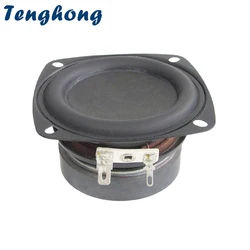 1pcs 3 Inch 79MM Audio Woofer Speakers 4 8 Ohm 15W Bass Driver Paper Cone Rubber Edge For Home Theater Bluetooth Small Steel Gun