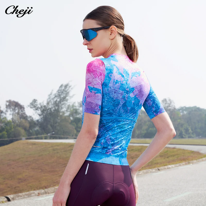 Cheji Women\'s Cycling Jerseys Summer Clothing Sports Cycling Equipment Short Sleeve Top Quick Drying High Quality Quick Dry