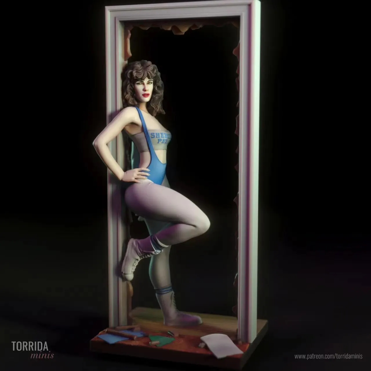 

1/24 Scale Resin Figure Photo Frame Girl Nsfw version Assemble Model Kit Unassembled and Unpainted 3D printing toy