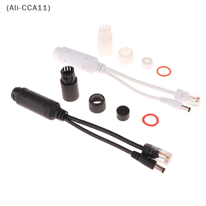 

48V To 12V POE Spliter Waterprrof With Video And Power Adapter Cable Supply Module Injector For IP Camera Extender