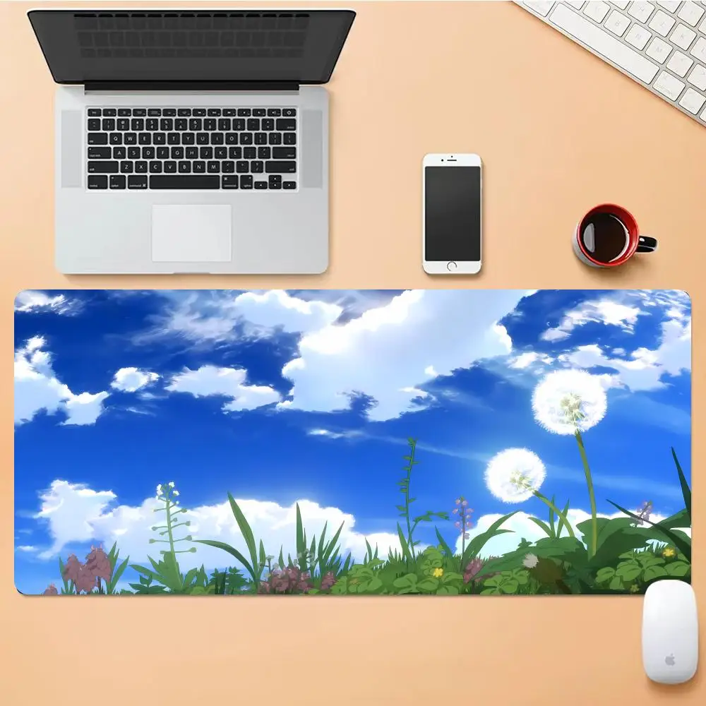 

Dandelion Mouse Pad Desk Mouse Pad Cute HD Desk Pad Extended Gaming Keyboard Mats Large XXL Gamer Mousepad 90x40