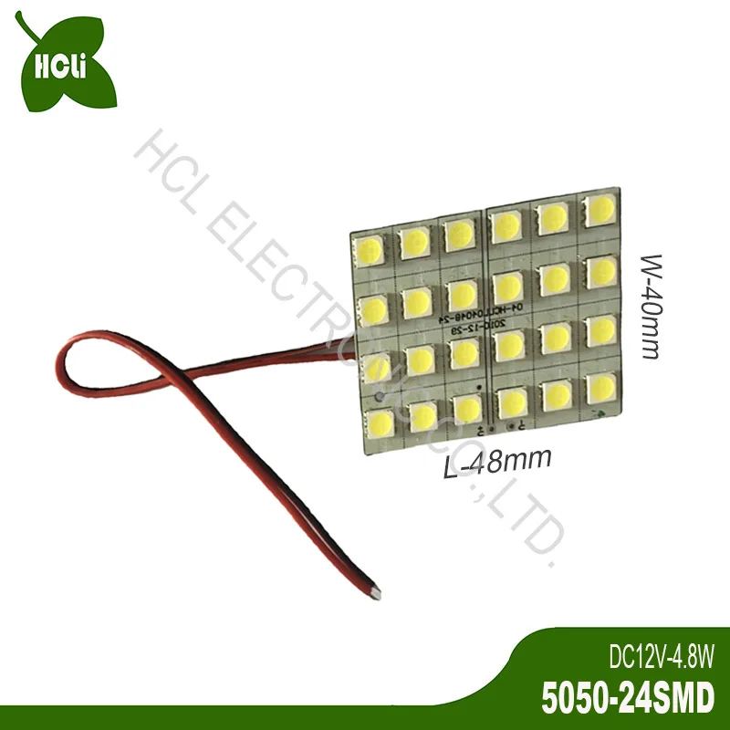 High quality 12V 24V 5050 Led Car Bulbs Auto Reading Light Tail Rear Brake Stop Lamp Panel Dome Board Pads free shpping 5pc/lot