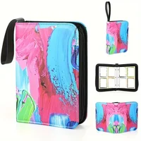 Carpeta de bolsillo con 400 fundas para tarjetas de juego, libro de colección de tarjetas, Ideal para juegos, tarjetas de colección de béisbol, almacenamiento seguro