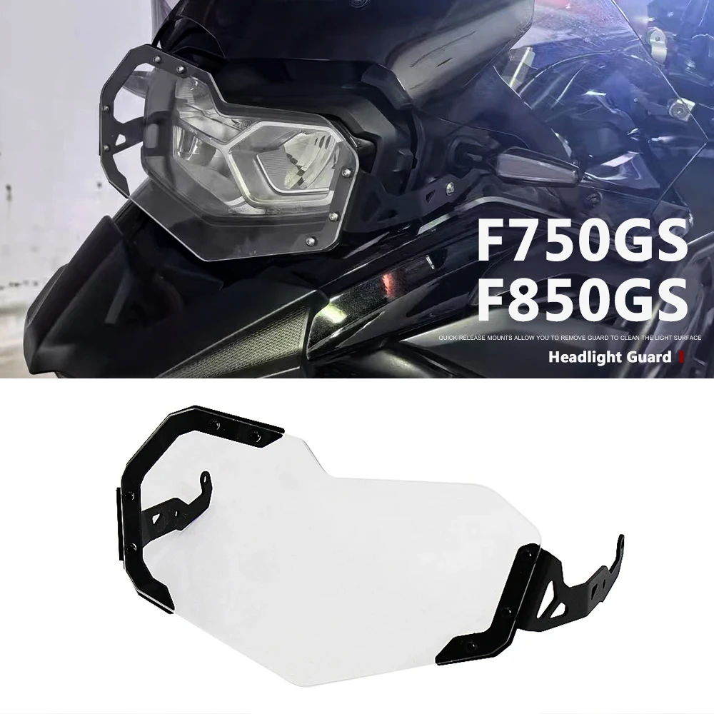 

Motorcycle Headlight Guard Protector Cover Acrylic Transparent Headlight Protector Cover FOR BMW F750GS F850GS F750 GS 2018-2023