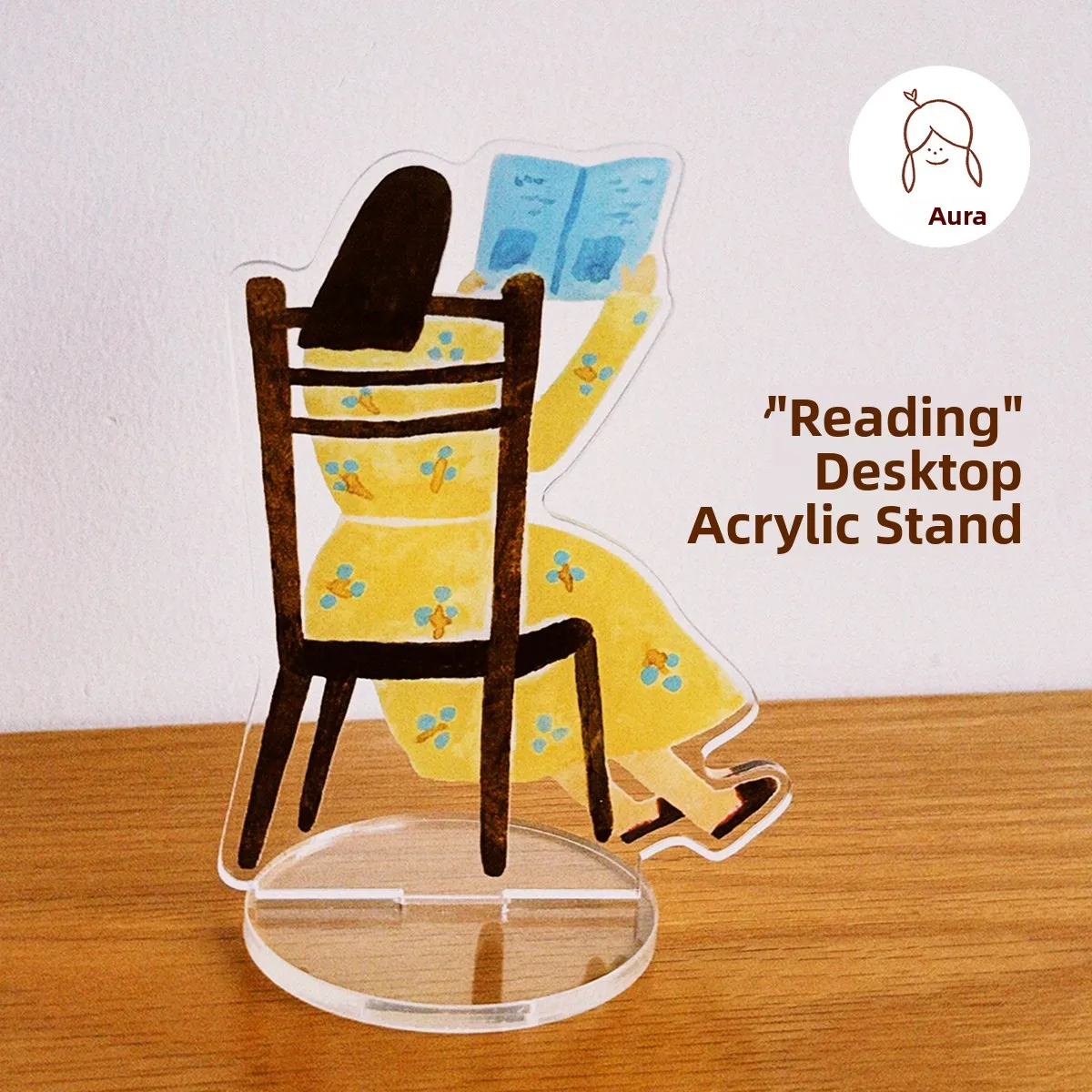 

Оригинальная акриловая декоративная табличка для книжной полки с дизайном в виде девичьего сердца, украшение для студенческого стола, подарок для любителей книг