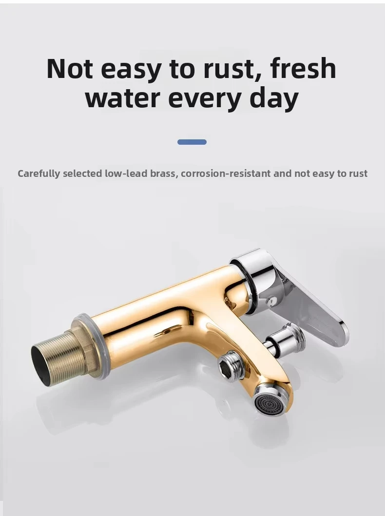 Bathroom shower faucet, single hole basin faucet with shower accessories, multifunctional home washbasin faucetfaucets and sinks