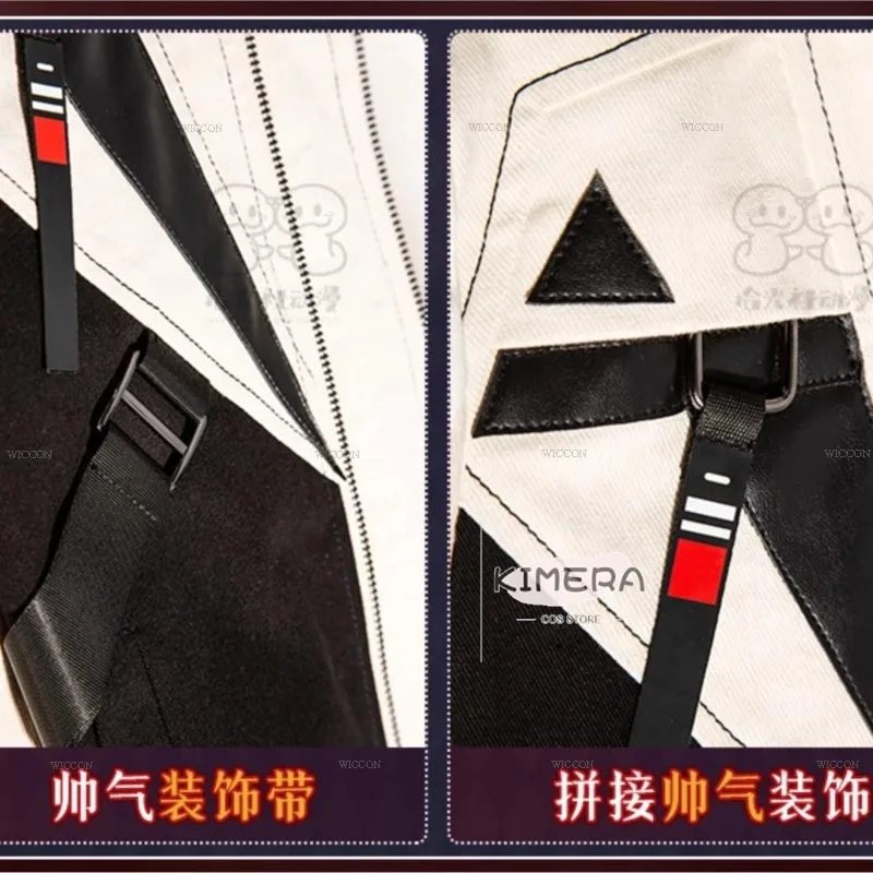 

asdh8@Love And Deepspace Caleb Jacket Cosplay Centrifugal Drift Game Centripetal Counter Coat Unisex Uniform Couple Halloween Ou