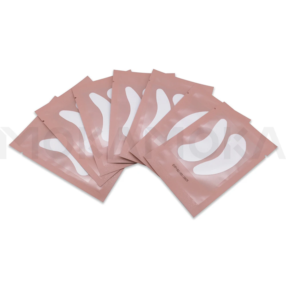 50/200 pairs Eye Paper Patches for Eyelash Extensions Micro Foam Eye Paper Patches Tips Sticker Makeup Under Eye Pads Stickers