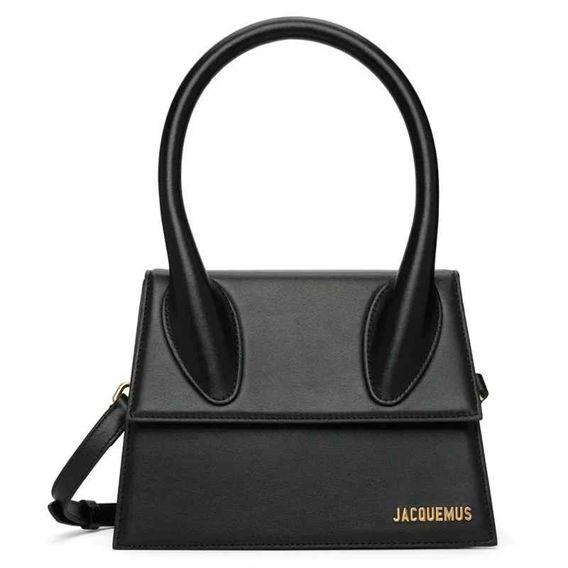 Jacquemus Classic Black La Montagne Collection Le Grand Chiquito Handbag Shoulder Bag Women Handbag Fashion Underarm Bag