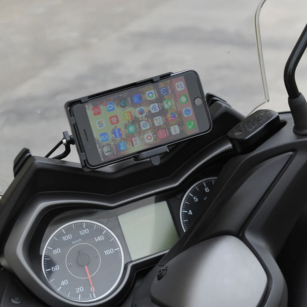 New motorcycle accessories XMAX300 front phone holder smartphone GPS navigation mount for Yamaha XMAX 300 125 250 400