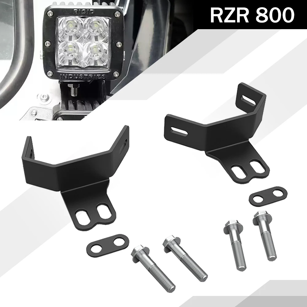 

UTV Accessories Side Cage A-Pillar DUAL Fog Light Pod Mount Bracket For Polaris RZR 800 RZR 900 RZR1000 RZR XP 1000 2008-2024