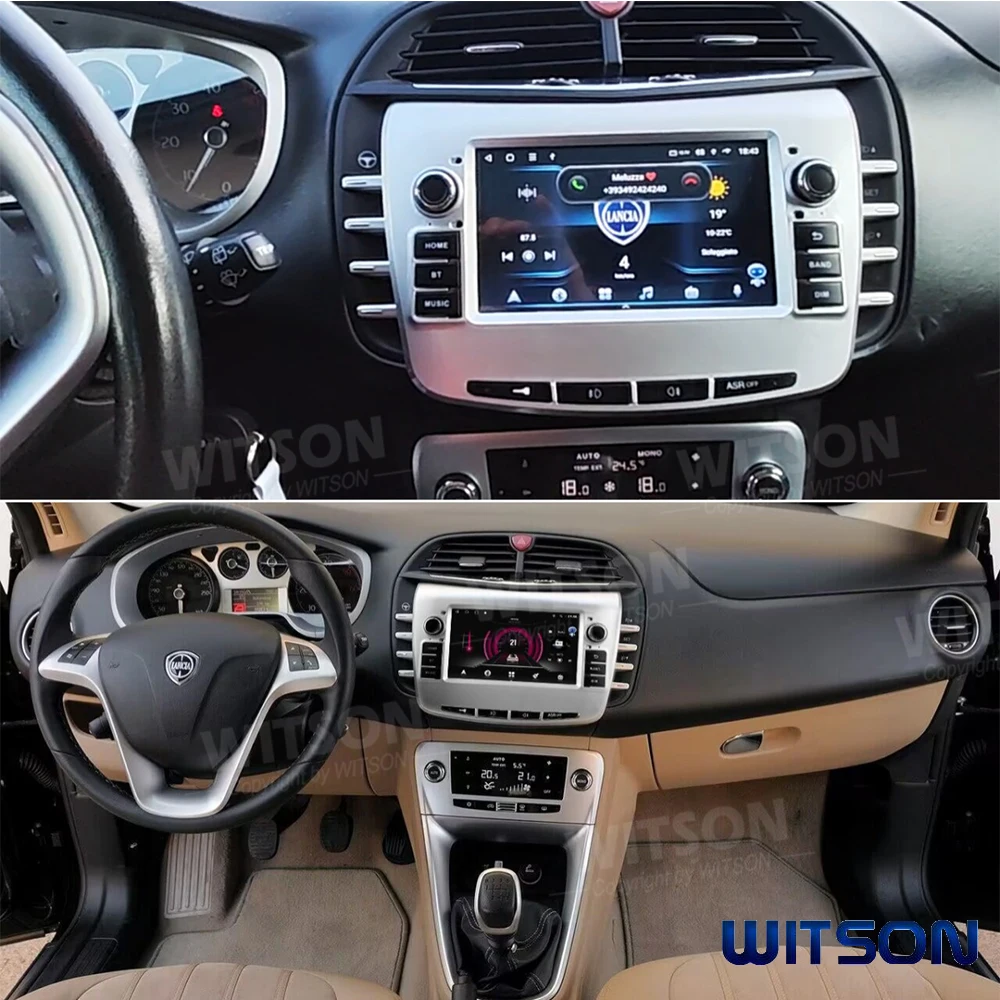 WITSON 7'' Android 15 Auto Stereo For Lancia Delta 2009 2010-2019 Carplay Navi Multimedia Car Radio GPS WiFi Vehicle Head Unit