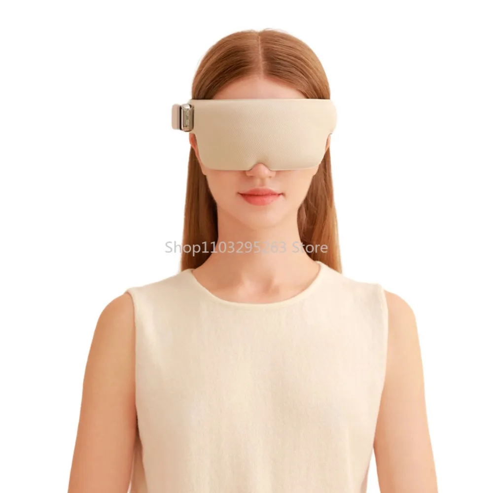 USB electric hot compress shading eye protector 180° Foldable portable 3D massage eye mask