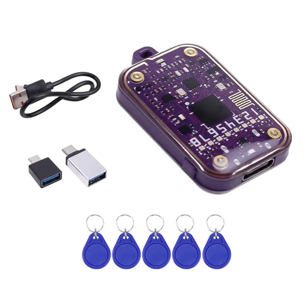 

-НОВЫЙ RFID-считыватель смарт-чипов Chameleon Ultra Эмулятор смарт-карт EM125KHZ IC 13,56 МГц Декодирующий RFID-писатель IC Дубликатор идентификационных меток