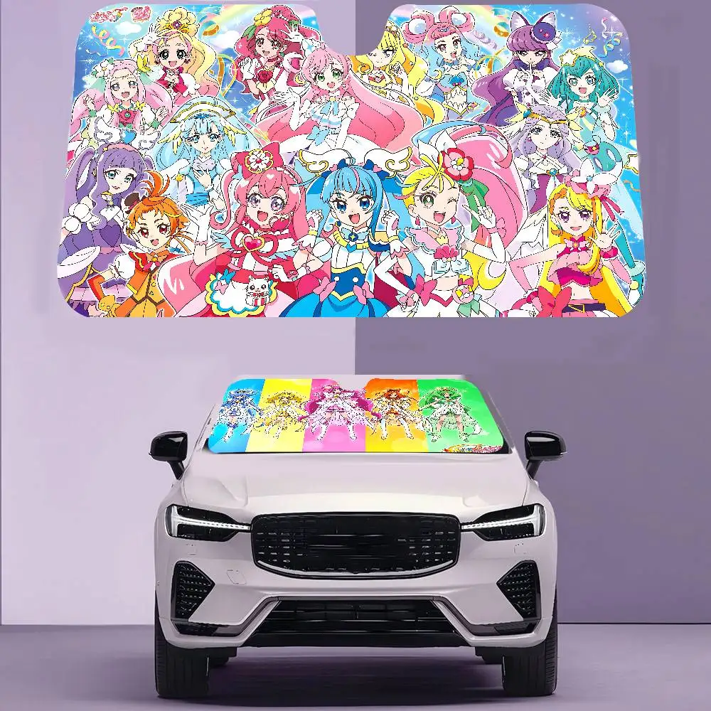 

P-Pretty C-Cure Pink New Personalized Windshield Sunshade Car Window Windshield Cover Car Sunshade Car Cover Car Sunsha