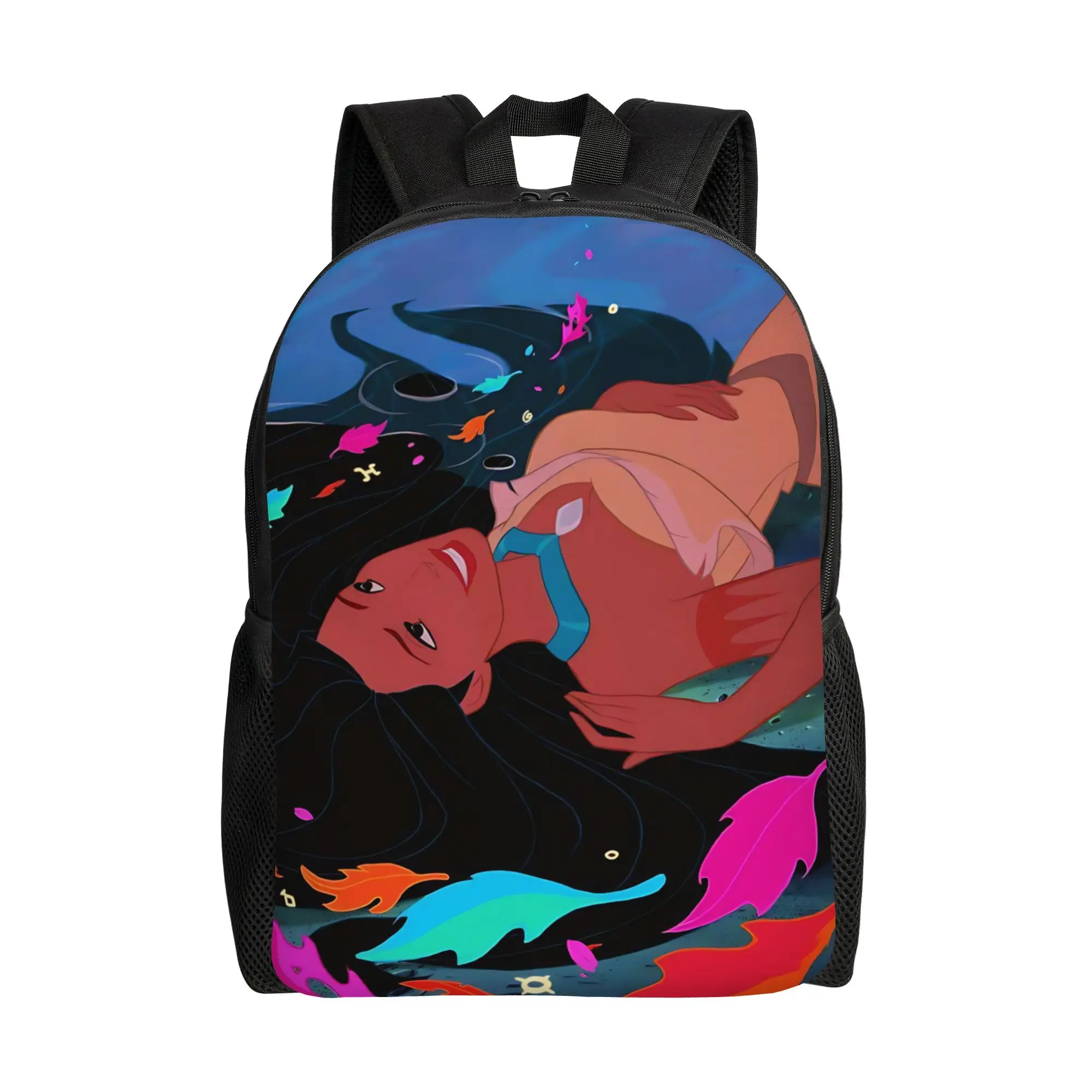 

1Piece Pocahontas Rucksack LongBlack Backpack New Semester Begins