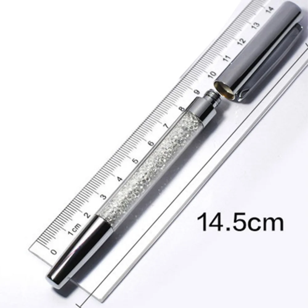 STONEGO Creative Crystal Diamond Ball Pen 0.5mm Refill Signature Ballpoint Pen for Office School Supplies