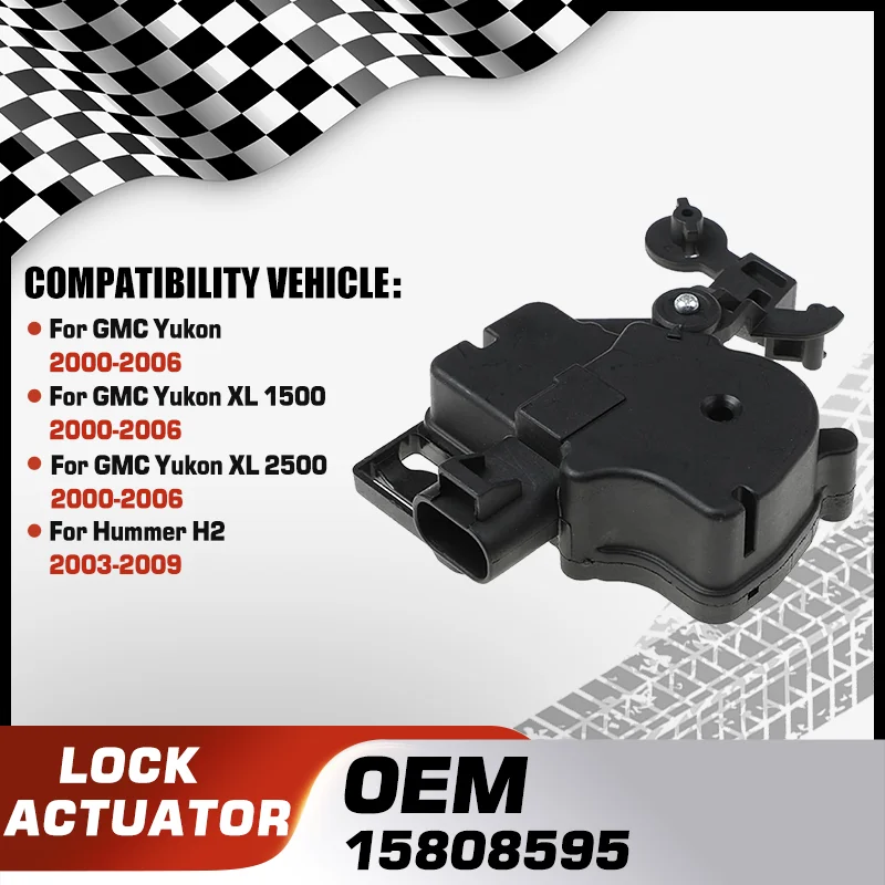 

Door Tailgate Lock Actuator For GMC Yukon GMC Yukon XL 1500 GMC Yukon XL 2500 2000-2006 Hummer H2 2003-2009 15808595 15093457