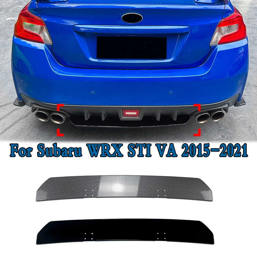 

Car Rear Bumper Lip Diffuser Spoiler Splitter Protector For Subaru WRX STI VA 2015-2021 Auto Accessories
