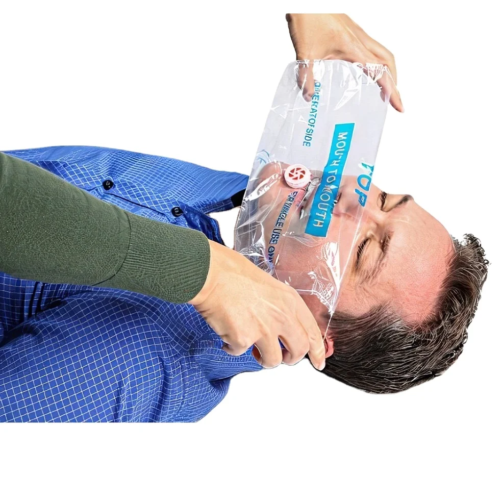 CPR Face Shield First Aid Training CPR Mask Mouth to Mouth Cover One Way Value CPR Manikin Face shields