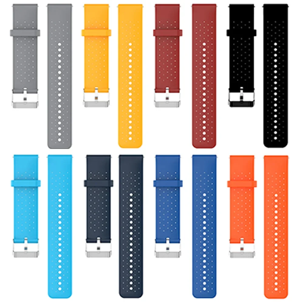 20 22mm Outdoor Silicone Strap For Samsung Galaxy Watch 7 6 5 4 Pro Active 2 40/44mm Band watch 6 4 Classic 47/46/42mm Bracelet