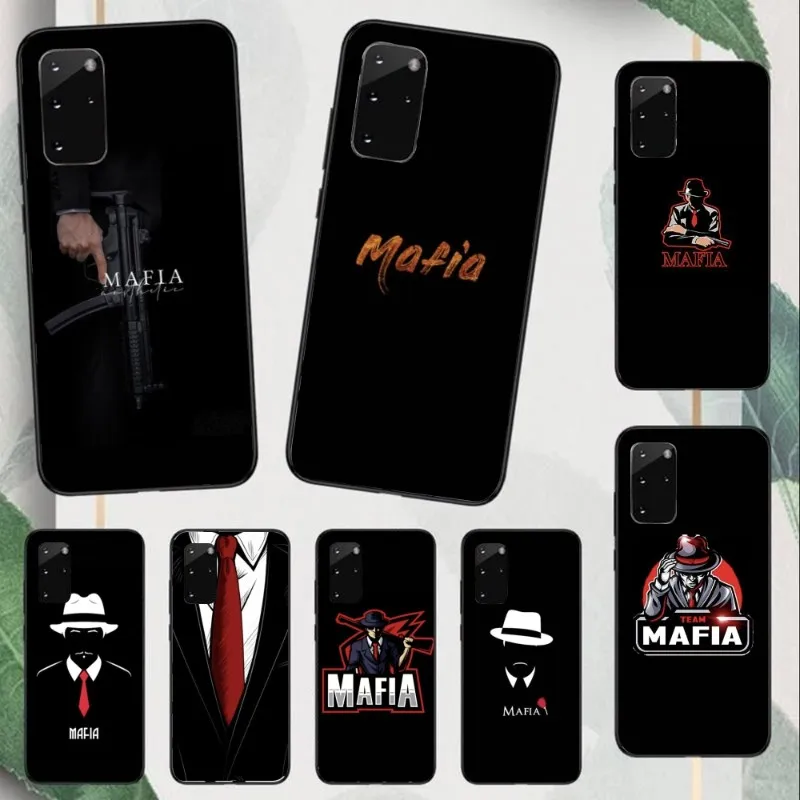 Italy Mafia Smart Phone Case for Samsung Note 9 10 20 Plus Pro Ultra J6 J5 J7 J8 Black Soft Phone Cover Funda