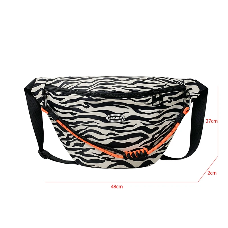 OverSize Multifunctional Waist Bag For Women And Man Waterproof Oxford Chest Bag Casual Travel Banana Belt Bag Large Fanny Pack