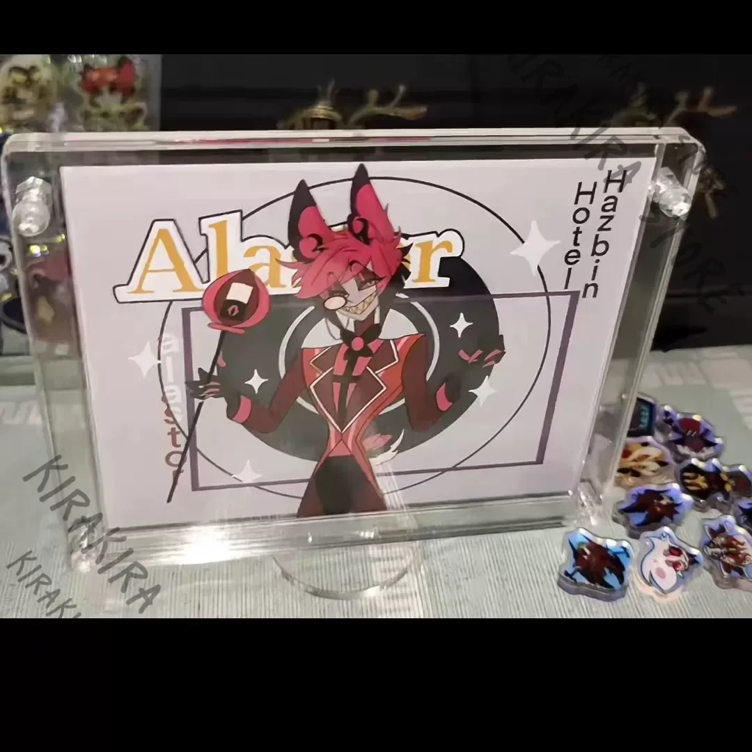 

Hazbin Hotel Alastor Rehandling Standing Sign Acrylic Decorative Ornaments Mascot cosplay Anime Fangoods Manga Merchandise
