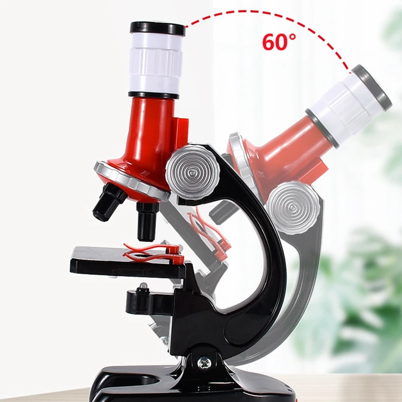 1200 Times Microscope Toys Primary School Biological Science Experiment Equipment Kids Educational Toys Microscope Kit