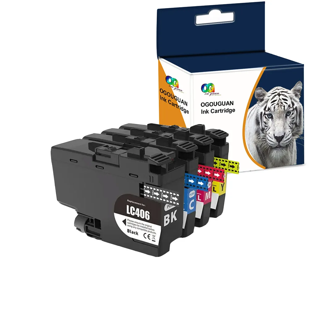 LC406 America  Compatible Cartridge With Ink For Brother HL-JF1 MFC-J4335DW J4345DW J4535DW J5855DW J5955DW J6555DW J6955