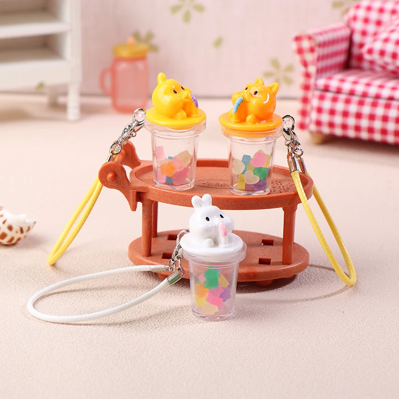 1:12 Puppenhaus Miniatur Niedlicher Wasserkocher Wasserbecher Wasserflasche Tasse Modell Puppenhaus Dekor