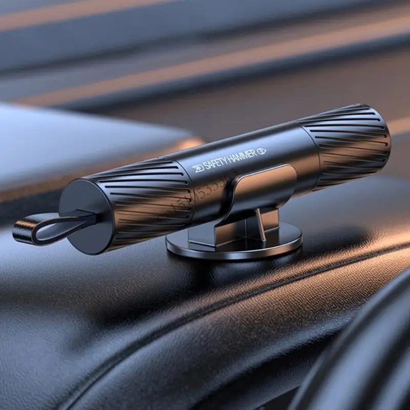 مطرقة الهروب لسلامة المركبات 090E مزودة بأداة تحطيم النوافذ وقطاعة الحزام، مطرقة إنقاذ الحياة الآمنة في حالات الأزمات #4